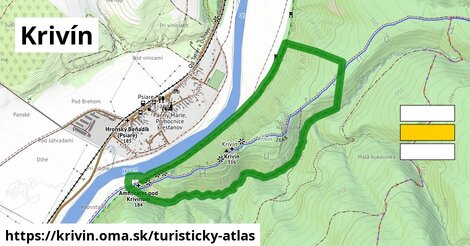 ikona Turistická mapa turisticky-atlas v krivin