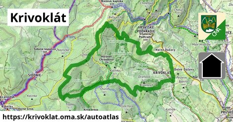 ikona Mapa autoatlas v krivoklat