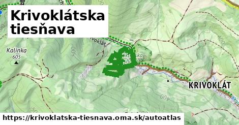 ikona Mapa autoatlas v krivoklatska-tiesnava