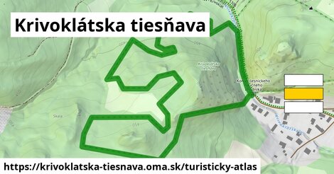 ikona Turistická mapa turisticky-atlas v krivoklatska-tiesnava