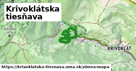 ikona Zimná mapa zimna-mapa v krivoklatska-tiesnava
