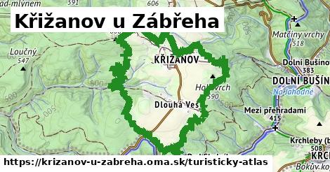 ikona Křižanov u Zábřeha: 0 m trás turisticky-atlas v krizanov-u-zabreha