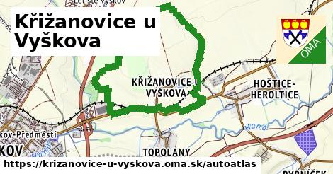 ikona Mapa autoatlas v krizanovice-u-vyskova
