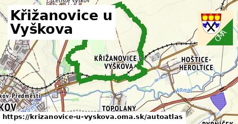 ikona Mapa autoatlas v krizanovice-u-vyskova