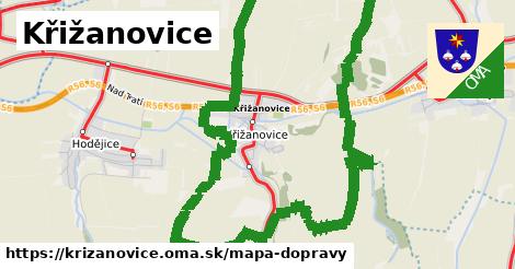 ikona Mapa dopravy mapa-dopravy v krizanovice