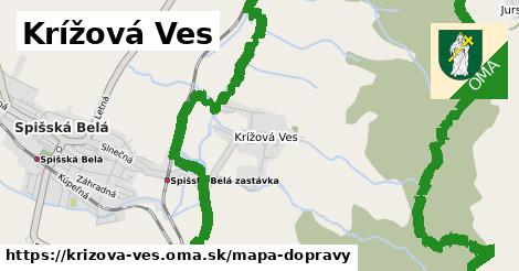 ikona Mapa dopravy mapa-dopravy v krizova-ves