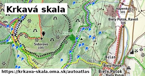 ikona Mapa autoatlas v krkava-skala