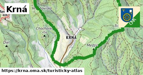 ikona Turistická mapa turisticky-atlas v krna