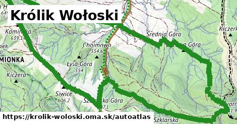 ikona Mapa autoatlas v krolik-woloski