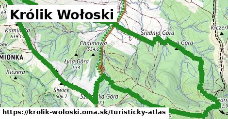 ikona Turistická mapa turisticky-atlas v krolik-woloski