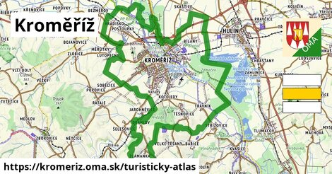 ikona Turistická mapa turisticky-atlas v kromeriz