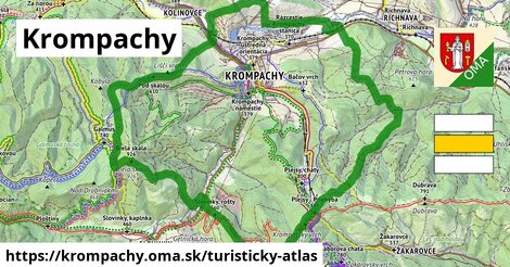 ikona Turistická mapa turisticky-atlas v krompachy