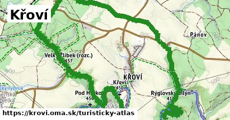 ikona Turistická mapa turisticky-atlas v krovi