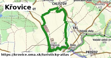 ikona Turistická mapa turisticky-atlas v krovice