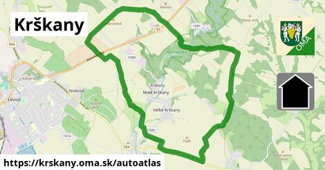 ikona Mapa autoatlas v krskany