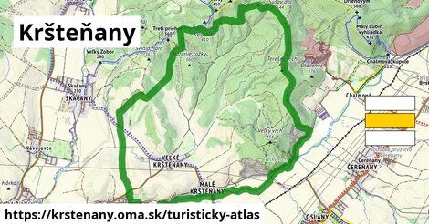 ikona Turistická mapa turisticky-atlas v krstenany