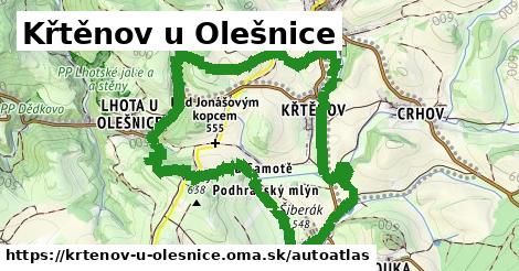 ikona Mapa autoatlas v krtenov-u-olesnice