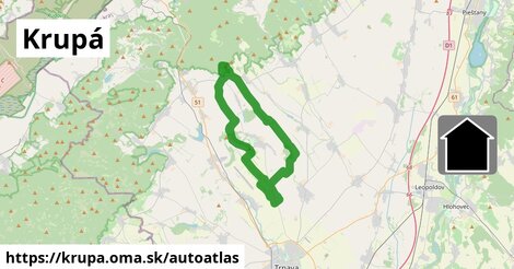 ikona Mapa autoatlas v krupa