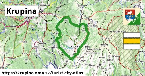 ikona Turistická mapa turisticky-atlas v krupina