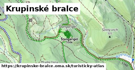 ikona Turistická mapa turisticky-atlas v krupinske-bralce