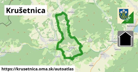 ikona Mapa autoatlas v krusetnica