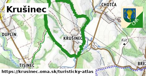 ikona Turistická mapa turisticky-atlas v krusinec