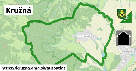 ikona Mapa autoatlas v kruzna