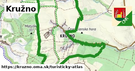 ikona Kružno: 0 m trás turisticky-atlas v kruzno