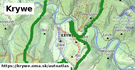 ikona Mapa autoatlas v krywe