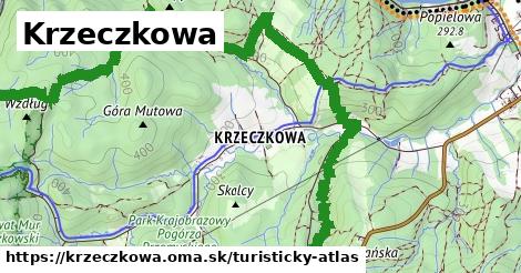 ikona Turistická mapa turisticky-atlas v krzeczkowa