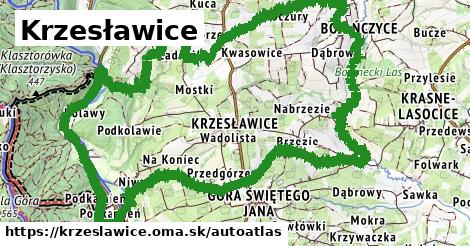 ikona Mapa autoatlas v krzeslawice