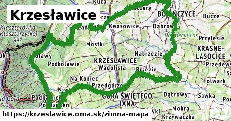 ikona Zimná mapa zimna-mapa v krzeslawice