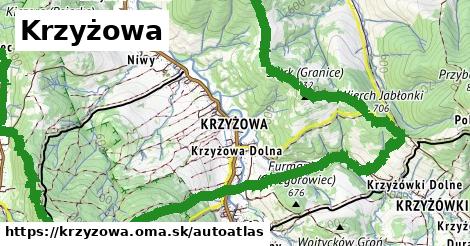 ulice v Krzyżowa