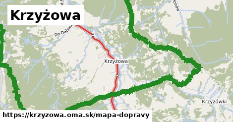 ikona Mapa dopravy mapa-dopravy v krzyzowa