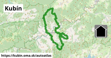 ikona Mapa autoatlas v kubin