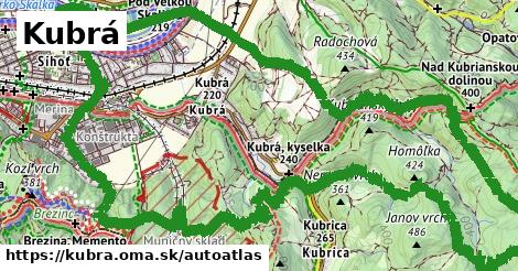 ikona Mapa autoatlas v kubra