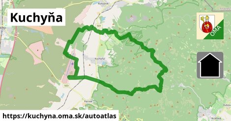 ikona Mapa autoatlas v kuchyna