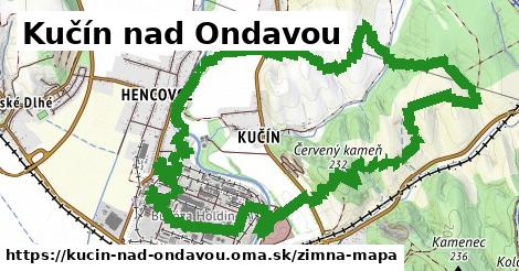 ikona Kučín nad Ondavou: 0 m trás zimna-mapa v kucin-nad-ondavou