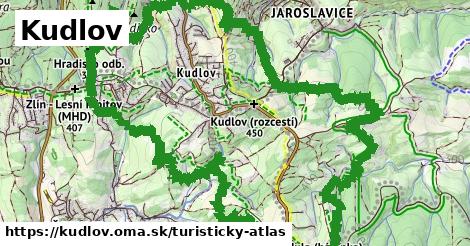 ikona Turistická mapa turisticky-atlas v kudlov