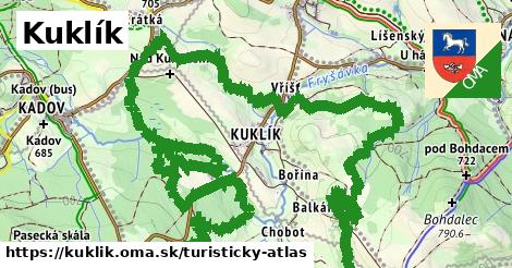 ikona Turistická mapa turisticky-atlas v kuklik