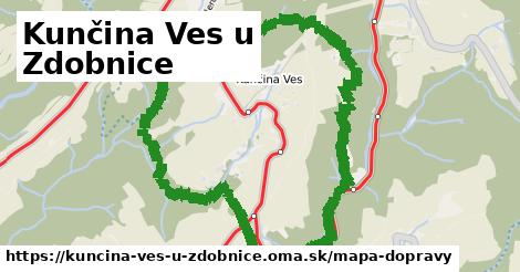 ikona Mapa dopravy mapa-dopravy v kuncina-ves-u-zdobnice