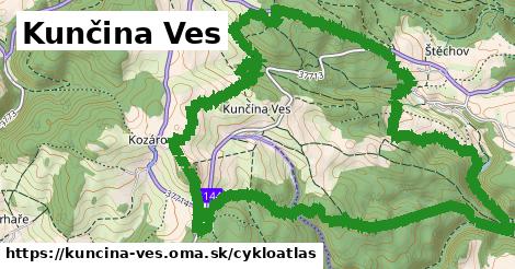 ikona Cyklo cykloatlas v kuncina-ves