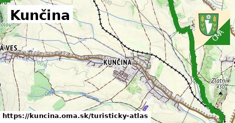 ikona Turistická mapa turisticky-atlas v kuncina