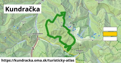 ikona Turistická mapa turisticky-atlas v kundracka