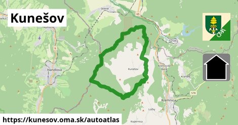 ikona Mapa autoatlas v kunesov