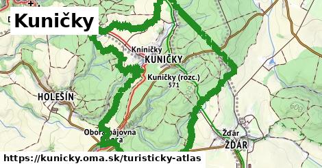 ikona Turistická mapa turisticky-atlas v kunicky