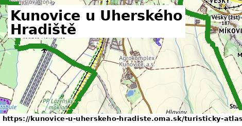 ikona Kunovice u Uherského Hradiště: 1,93 km trás turisticky-atlas v kunovice-u-uherskeho-hradiste