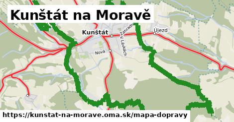 ikona Mapa dopravy mapa-dopravy v kunstat-na-morave