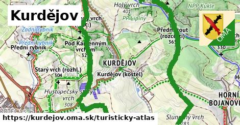 ikona Turistická mapa turisticky-atlas v kurdejov