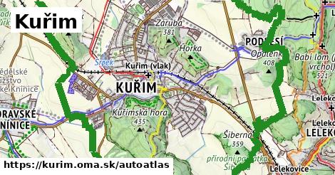 ikona Mapa autoatlas v kurim